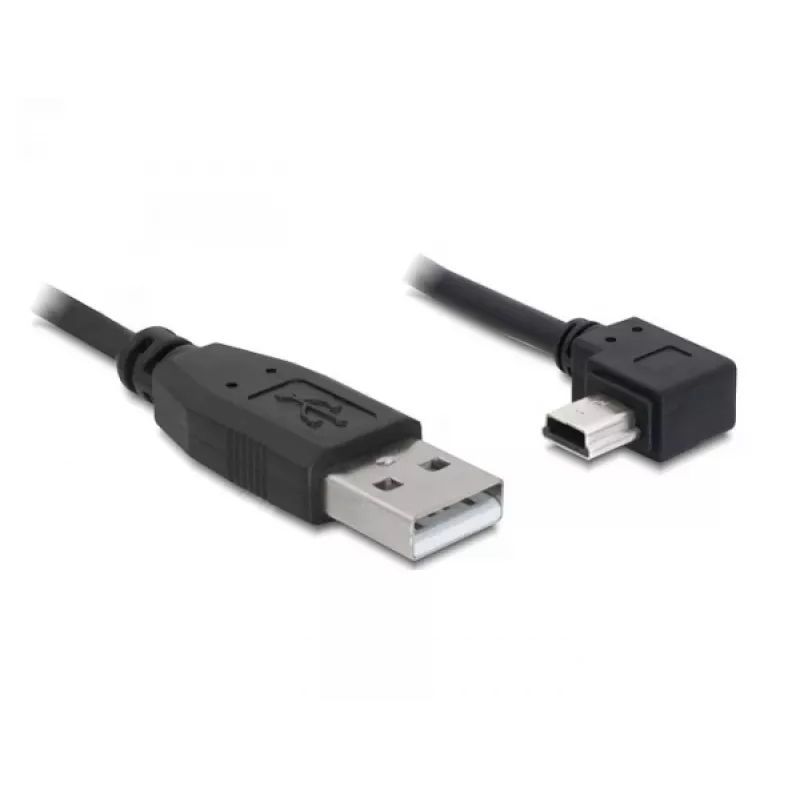 USB-Kabel DeLOCK 82684 USB 2.0 5m USB A Mini-USB B Schwarz