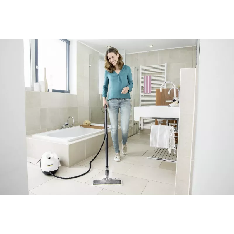Kärcher SC 3 EasyFix 1.513-650.0 Zylinder-Dampfreiniger, 1900 W, 3,5 bar, 0,5 l, Schwarz/Weiß