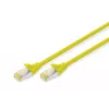 Patchcord Digitus CAT 6A S/FTP DK-1644-A-0025/Y 0,25 m Gelb