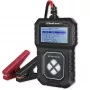 Qoltec Digitaler Batterietester mit LCD | Polnisches Menü | 12V | AGM | GEL | STD | 30-220AH