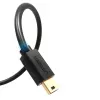 Ugreen US132 USB-auf-Mini-USB-Kabel, 2 m, 480 Mbit/s, schwarz