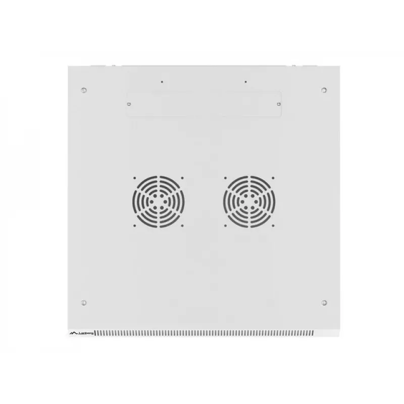 Lanberg Wandmontage-Installationsschrank 19'' 12U 600x600mm grau (Glastür)