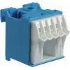 Hager KN06N Blau - Weiß Verbindungsblock (KN06N)