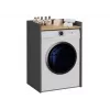 Top e Shop POLA Waschraum-Schrank für Waschmaschine – Anthrazit / Artisan Eiche