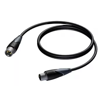 XLR-Stecker auf XLR-Buchse Kabel Procab 10 m — symmetrische Audioverbindung, Procab 1KPCL114