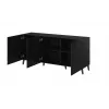 Cama Meble NOVA Kommode 155x40x72 cm, schwarz matt