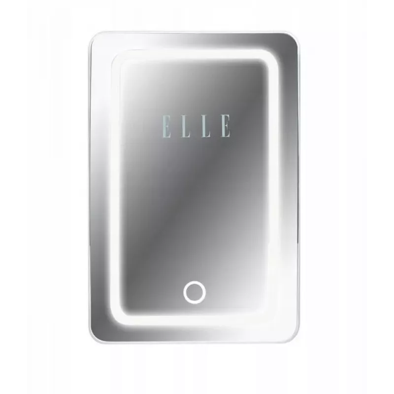 Mini-Kühlschrank mit LED-Schminkspiegel Elle ESDAFX04WHEU 4 L weiß
