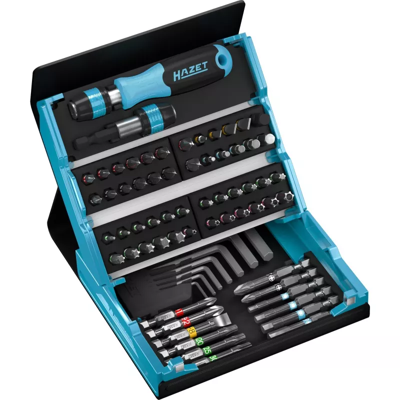 Hazet 2200SC-1 SmartCase Bit-Satz, 1/4", 69-teilig