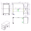 Maclean Loft-Klappschreibtisch, Maße: 107 x 45 x 75 cm, max. 150 kg, mit Arbeitsplatte, helles Buche-Dekor, MC-411 W