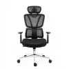 Bürostuhl mark adler Expert 4.6 Schwarz Drehstuhl MA-EXPERT 4.6 Schwarz, schwarze Polsterung, einstellbare Funktionen