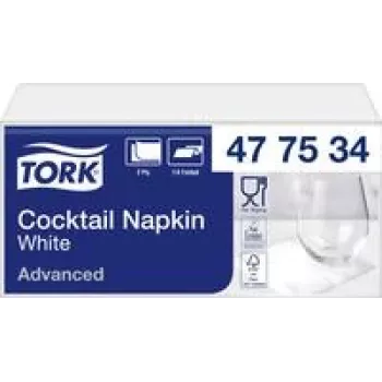 Papierserviette Tork 477534 — 2400 Blatt, einlagige gefaltete Servietten