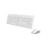 Rapoo 8210M Multimodus-Funk-Tastatur-und-Maus-Set, Weiß