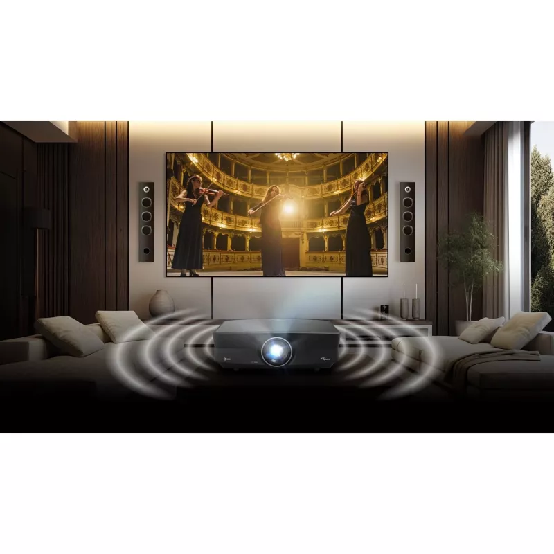 Optoma UHZ68LV Dual-Laser-Projektor, DLP, 4K UHD 3840x2160, 5000 ANSI-Lumen