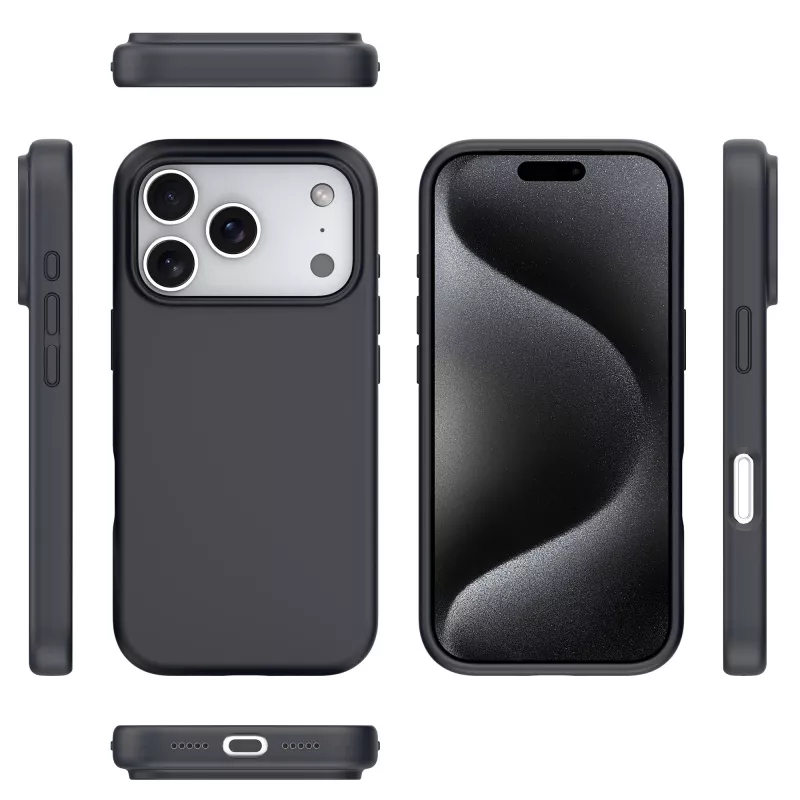 StyleShell SHOCK (Schwarz, iPhone 17 Pro, MagSafe-kompatibel)