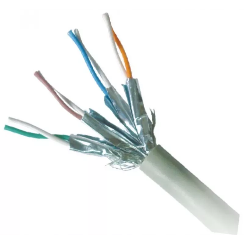Netzwerkkabel GEMBIRD Cat6a RJ-45 auf RJ-45 S/FTP 10 m LSZH, Volldraht-Kupfer, grau