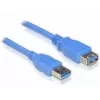 USB 3.0 Stecker/Buchse A/A Kabel DeLOCK 82540 3 m Blau