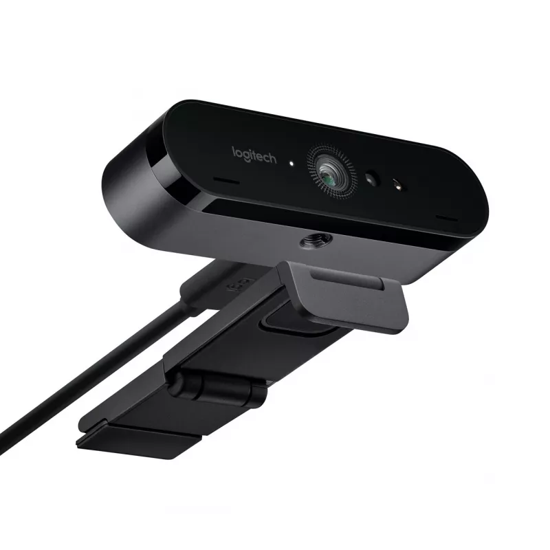 Logitech BRIO 4K Ultra HD Pro Webcam 960-001106, 4096x2160, HDR, RightLight 3, 5-fach-Digitalzoom, Autofokus, USB 3.0 (USB-C), schwarz