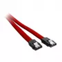 CableMod ModMesh - SATA-Kabel - Serial ATA 150/300/600 - SATA (W) zu SATA (W) - 60 cm - Rot (CM-CAB-SATA-N60KR-R)
