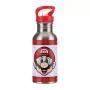 Paladone Super Mario Metall-Wasserflasche mit Strohhalm