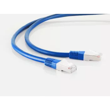 S/CONN 75725-HB Cat.6 S/FTP PIMF halogenfreies Patchkabel, 15 m, Blau