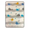 Play Foam Mat milly mally Modell 4688 — gerollte Schaumstoff-Spielmatte mit Bären- und Wal-Druck