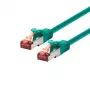 Netzwerkkabel LOGON TCF66F015G RJ-45 Cat6a 1,5 m Grün