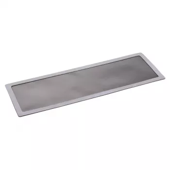 Staubfilter DEMCiflex 0324 — runder Filter, Höhe 120 mm, schwarz/grau