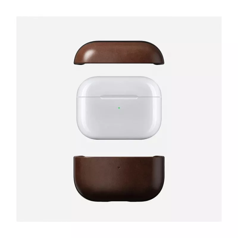 Hülle Nomad Modern Leather Case — Leder, Mikrofaser, Polycarbonat, braun