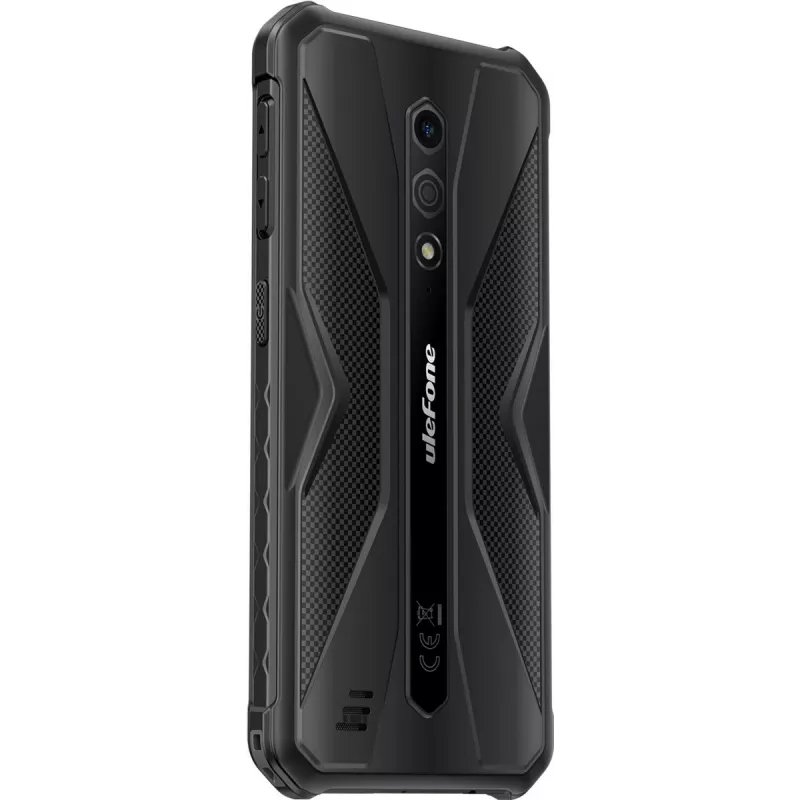 Robustes Smartphone UleFone Armor X12 — 3 GB RAM, 32 GB Speicher, Ganz in Schwarz