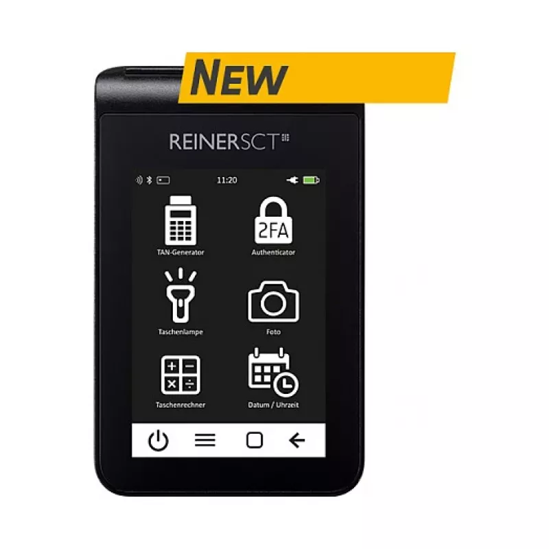 ReinerSCT tanJack deluxe TAN-Generator Kartenleser, schwarz, USB Type-C