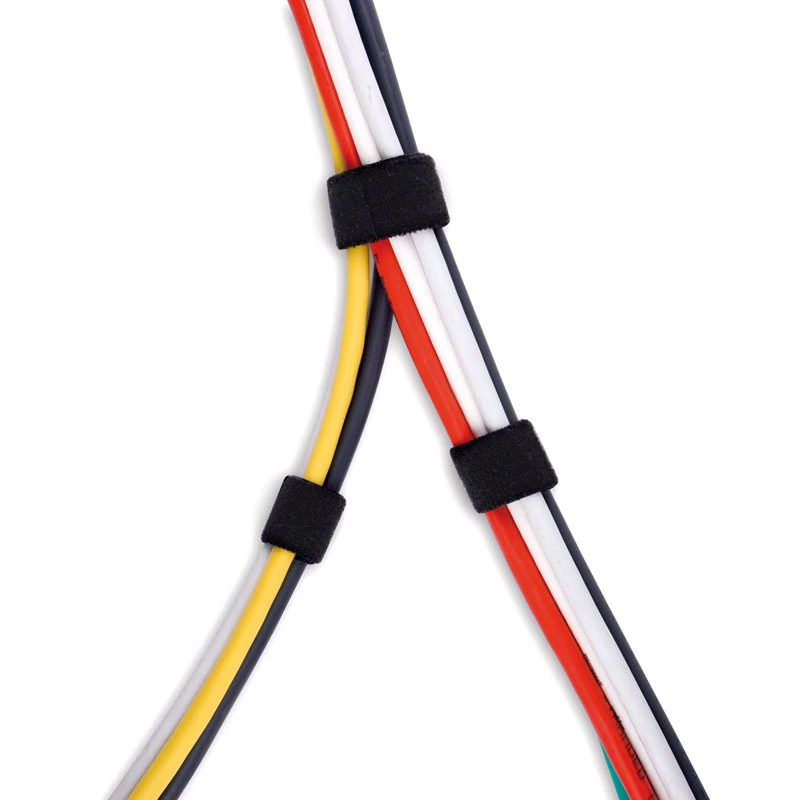 LABEL THE CABLE LTC PRO Roll Strap, doppelseitiges Klettband, 25 m gelb