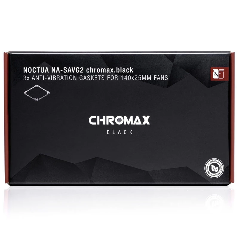 Noctua NA-SAVG2 chromax Schwarz Anti-Vibrationsset - schwarz (NA-SAVG2 ch.bk)