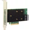 Schnittstellenkarte Broadcom HBA 9500-8i PCIe NVMe zu SAS, 1 interner Mini-SAS-Port, Full-Height/Low-Profile, grau/schwarz