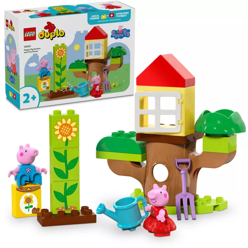 Lego 10431 Duplo Peppa Pig Garten und Baumhaus Spielset