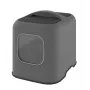 Rotho Biala Katzentoilette, Kunststoff, 51 x 39,5 x 44,3 cm, Anthrazit