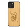 Schutzhülle man and wood für iPhone 12 Pro Max — Katze mit rotem Fisch