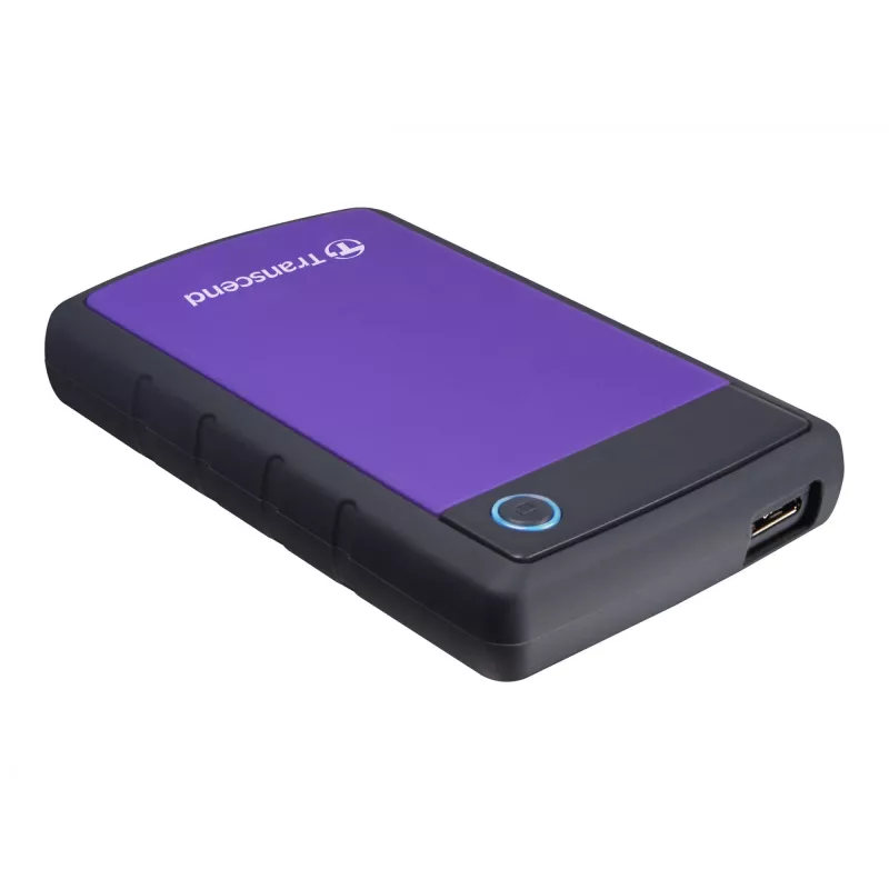 Transcend StoreJet 25H3P 2 TB tragbare HDD, USB 3.0, Lila