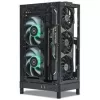 Mini ITX/ATX PC-Gehäuse ssupd Meshroom D (CS-MRD-BK-1) — kompaktes schwarzes Gehäuse mit Mesh-Panels