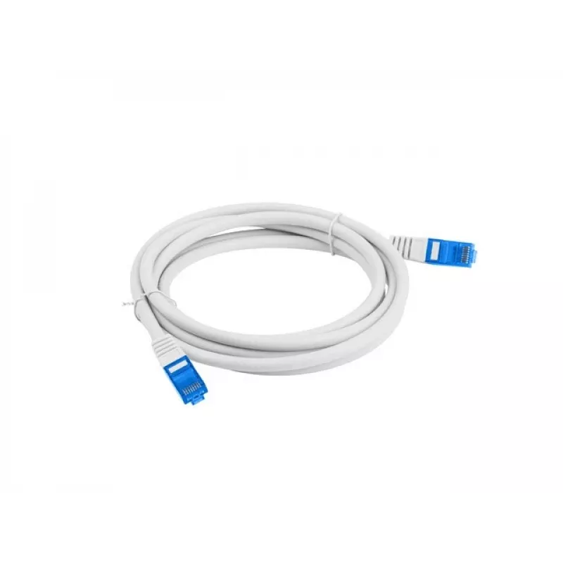 Netzwerkkabel LANBERG PCF6A-10CC-0500-S Cat6a S/FTP RJ-45–RJ-45 5 m Grau LSZH