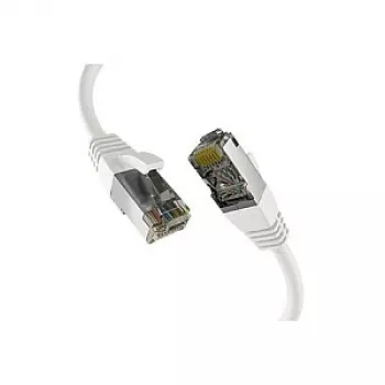 EFB-Elektronik CAT8.1 Weiß 1m RJ45 Patchkabel S/FTP PIMF LSZH 2000MHZ 40GB Netzwerkkabel Hersteller: EFB Elektronik (EC020200312)