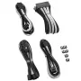 CableMod PRO ModMesh 12VHPWR Kabelverlängerungs-Set CM-PCAB-16P3KIT-NKKW-3PK-R-SS, Schwarz/Weiß