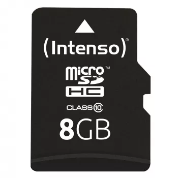 MEMORY MICRO SDHC 8GB C10/W/ADAPTER 3413460 INTENSO