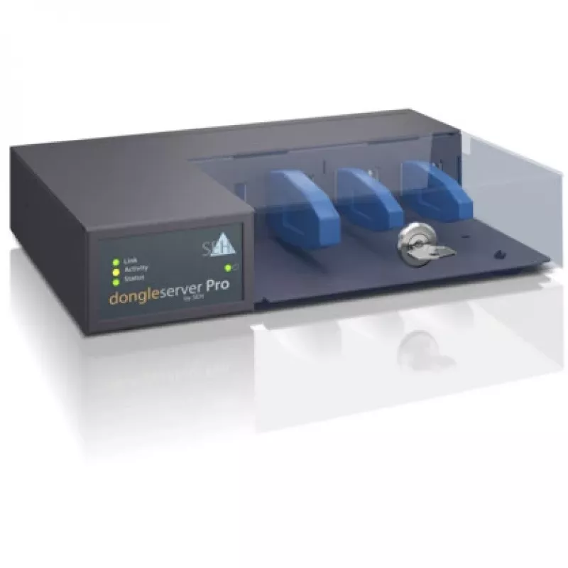 Druckserver SEH dongleserver Pro® Schwarz Blau