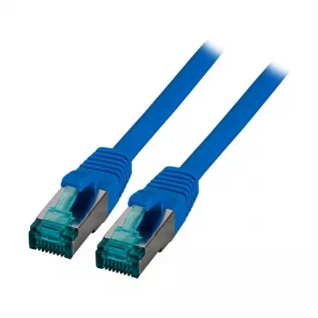EFB-Elektronik RJ45 Patchkabel Cat.6A S/FTP LSZH Blau 5m Hersteller: EFB Elektronik (MK6001.5BL)