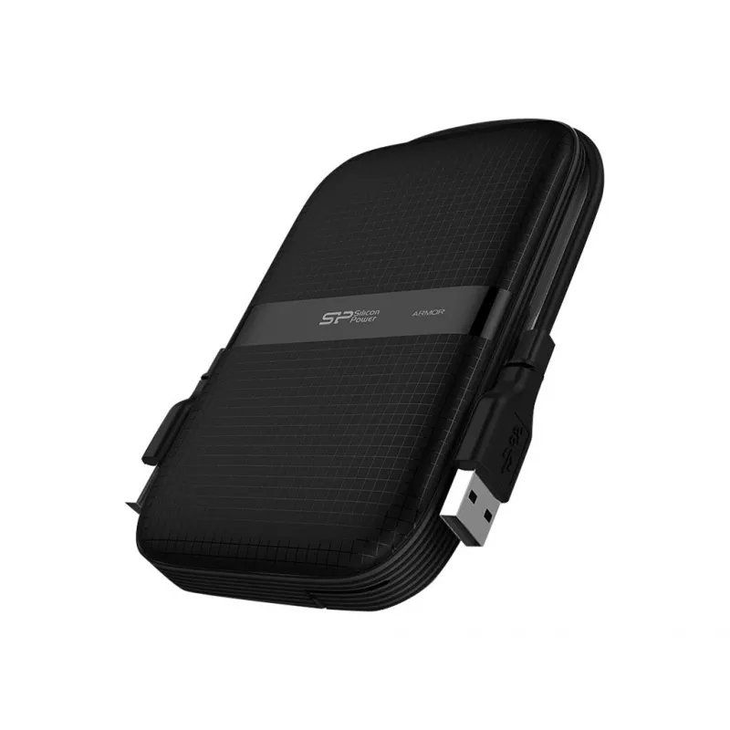 Silicon Power Armor A60 externe HDD, 2 TB, 2,5 Zoll, USB 3.2 Gen 1, Schwarz