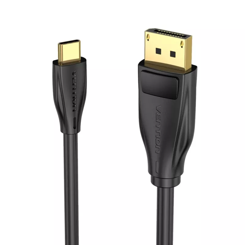 Vention USB-C auf DisplayPort 8K Kabel 2 m, USB Typ-C auf DP, Schwarz
