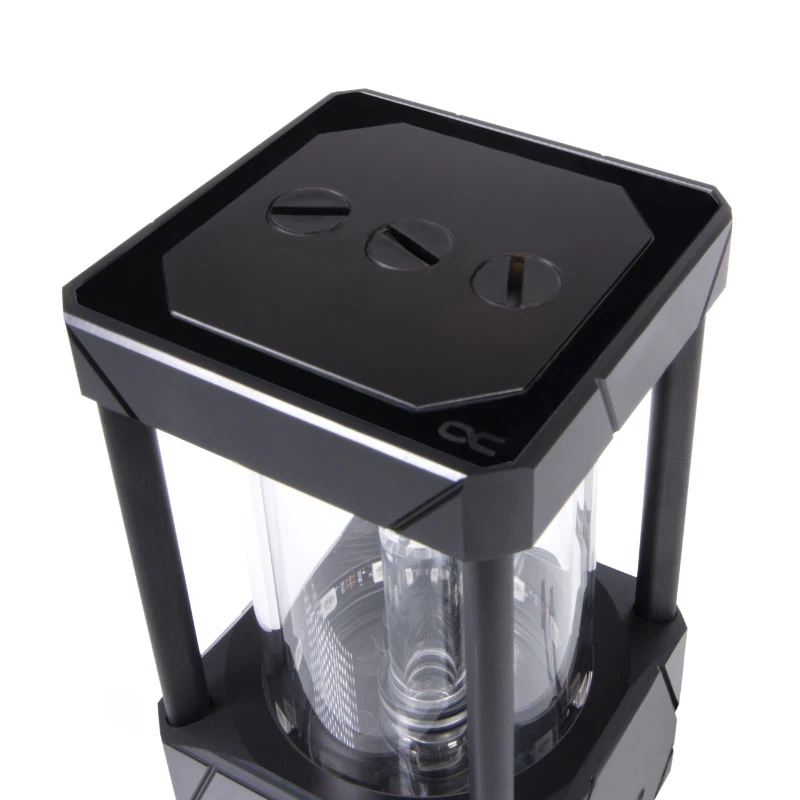 Alphacool Eisbecher Aurora D5 150 mm Ausgleichsbehälter inkl. VPP Apex D5 Pumpe, Acetal/Glas (13327)