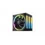 DeepCool FL12R 3-in-1 120-mm-Gehäuselüfter (3er-Pack), Reverse, 4-Pin-PWM, 500-2150 U/min, FDB, Schwarz