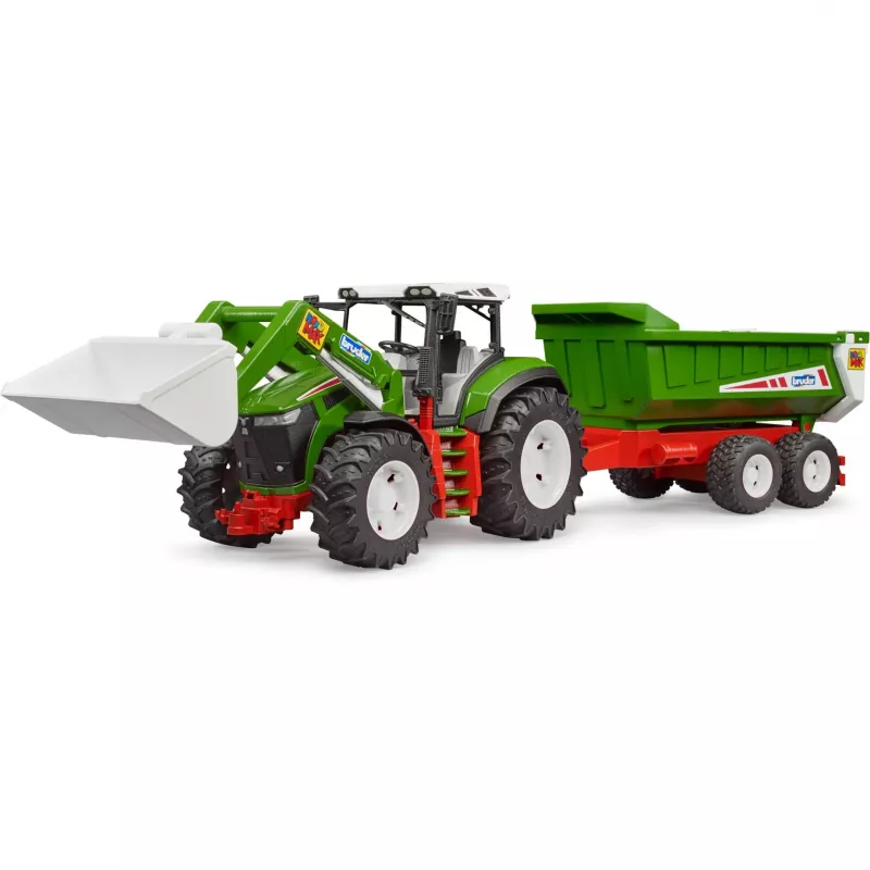 Bruder Roadmax Traktor mit Frontlader und Kippanhänger