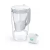 Brita Glass+1 Maxtra Pro Pure Performance Glas-Filterkanne, 2,5 l Gesamtvolumen / 1,5 l gefiltert, spülmaschinenfest, grau